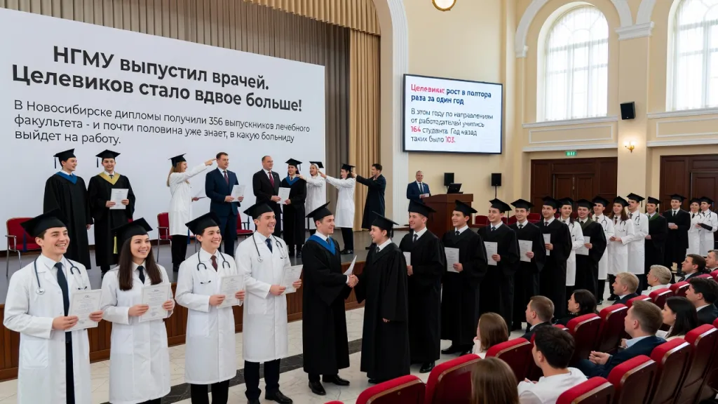 НГМУ выпустил врачей. Целевиков стало вдвое больше!